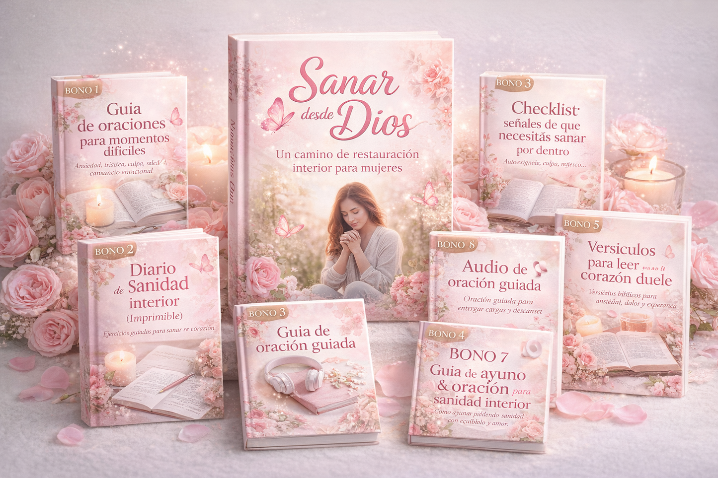 Sanación Para Mujeres Guiada Por El Amor De Dios (126 Páginas)