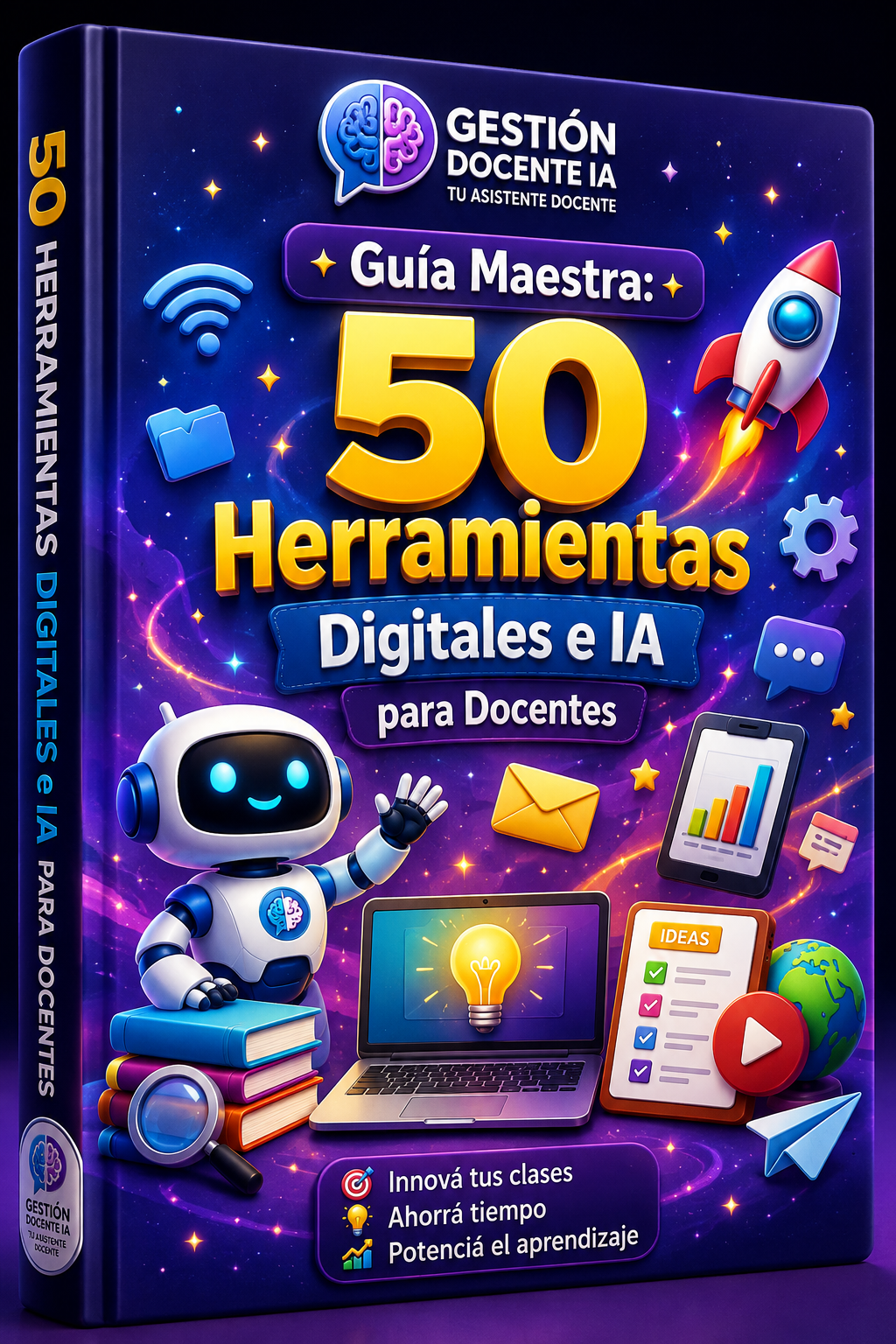 50 Herramientas Digitales e IA para Docentes | Guía Maestra