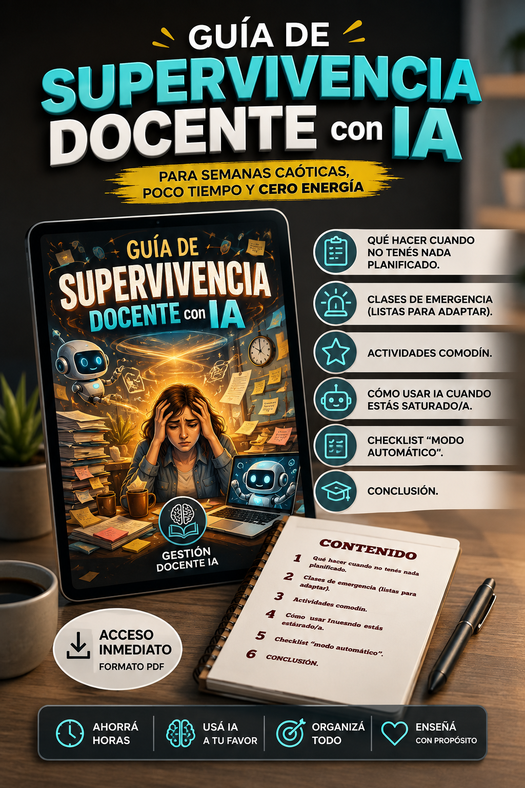 Guía De Supervivencia Docente Con IA