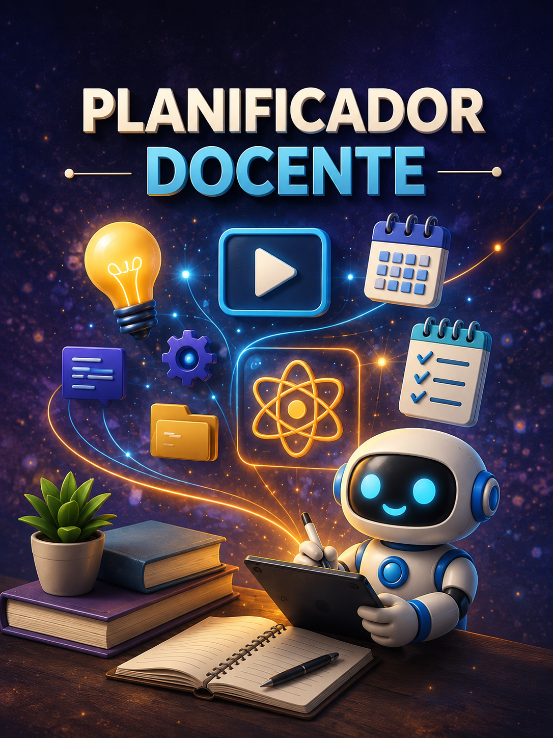 Planificador Docente Inteligente: Organizá todo tu año escolar en un solo lugar.